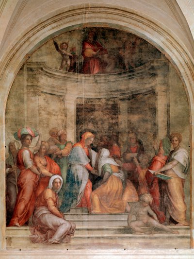 Visitation by Jacopo Pontormo