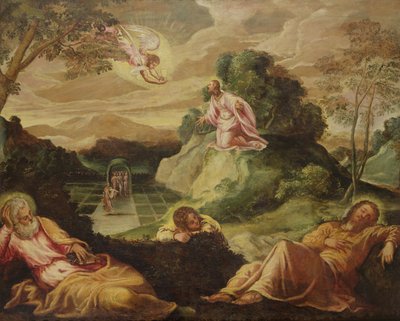 The Agony in the Garden by Jacopo Robusti Tintoretto