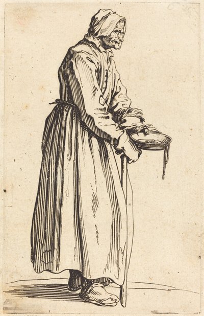 Beggar Woman with Pan by Jacques Callot