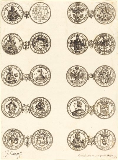 Coins [plate 4] by Jacques Callot