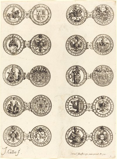 Coins [plate 5] by Jacques Callot