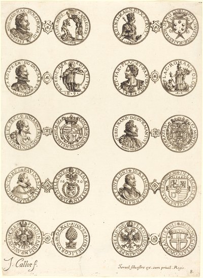 Coins [plate 8] by Jacques Callot