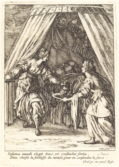 Judith with the Head of Holofernes by Jacques Callot