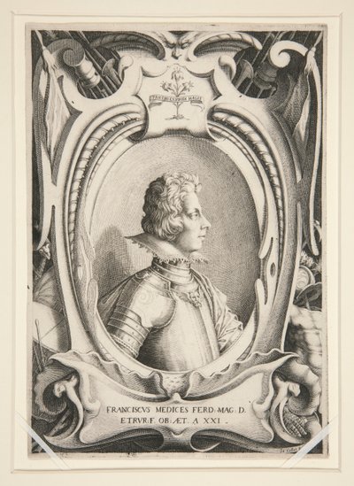 Portrait of Francois de Medicis by Jacques Callot