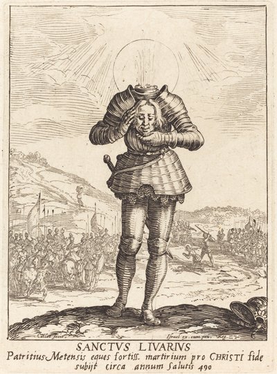 Saint Livier by Jacques Callot