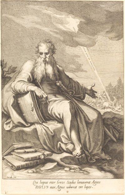 Saint Paul, Seated by Jacques Callot