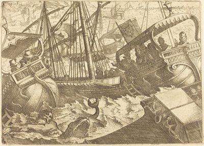 Storm off the Coast of Barcelona by Jacques Callot