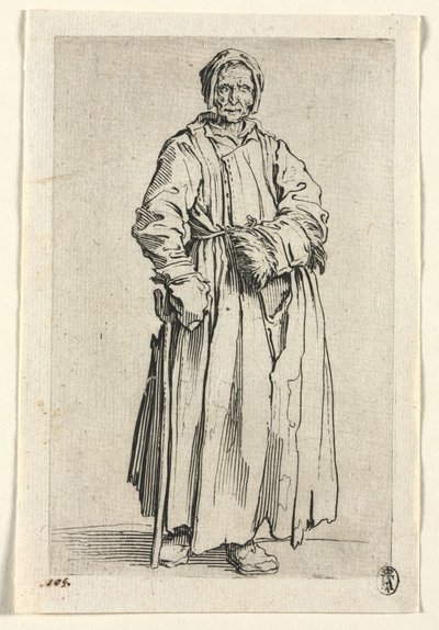The Beggars: One-Eyed Woman by Jacques Callot