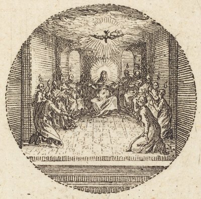 The Descent of the Holy Dove by Jacques Callot