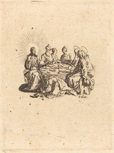 The Feast of the Pharisees by Jacques Callot