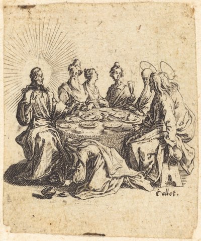 The Feast of the Pharisees by Jacques Callot