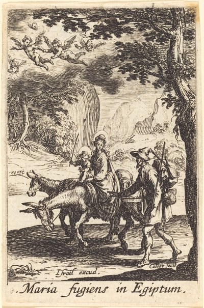 The Flight into Egypt by Jacques Callot