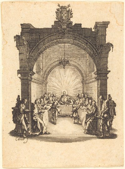 The Last Supper by Jacques Callot