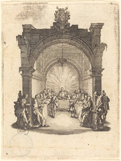 The Last Supper by Jacques Callot