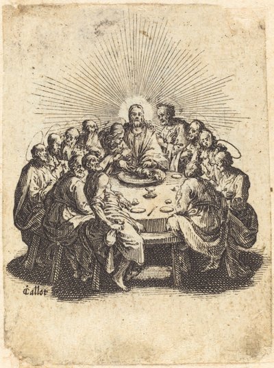 The Last Supper by Jacques Callot