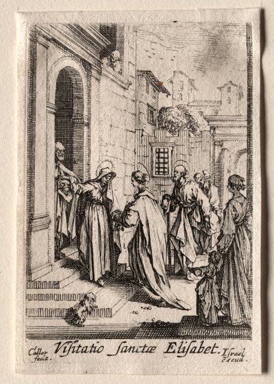 The Life of the Virgin: The Visitation by Jacques Callot