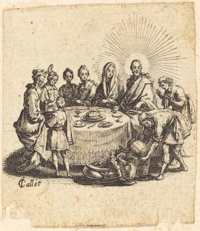 The Marriage at Cana by Jacques Callot