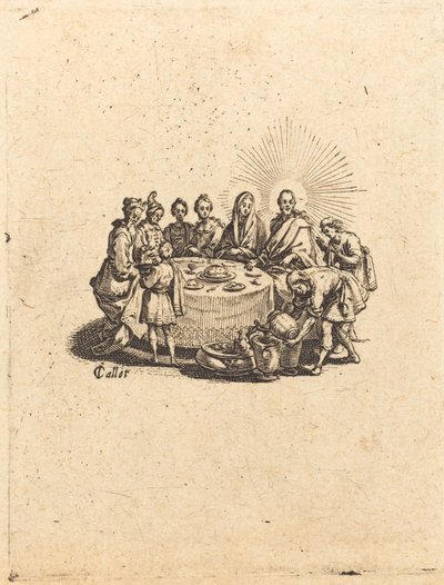 The Marriage at Cana by Jacques Callot