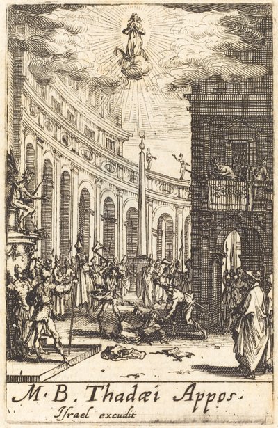 The Martyrdom of Saint Thaddeus by Jacques Callot