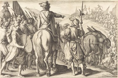 The Troops on the March by Jacques Callot