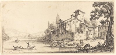The Walk by the Water by Jacques Callot