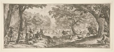 The Large Hunt by Jacques Callot