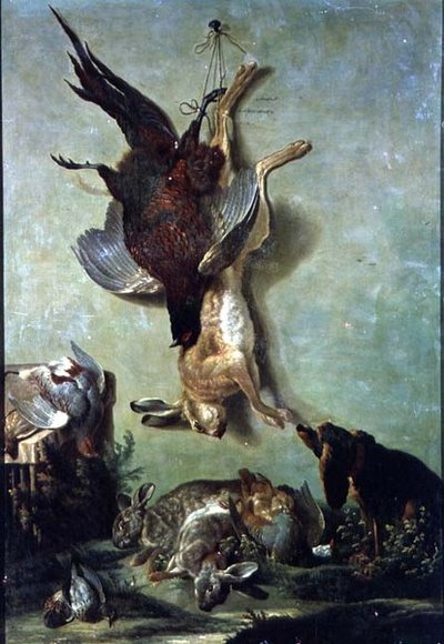 Still Life of Game by Jacques Charles Oudry