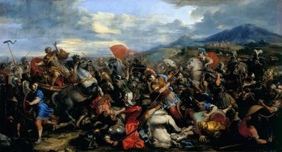 The Battle of Gaugamela in 331 BC by Jacques Courtois