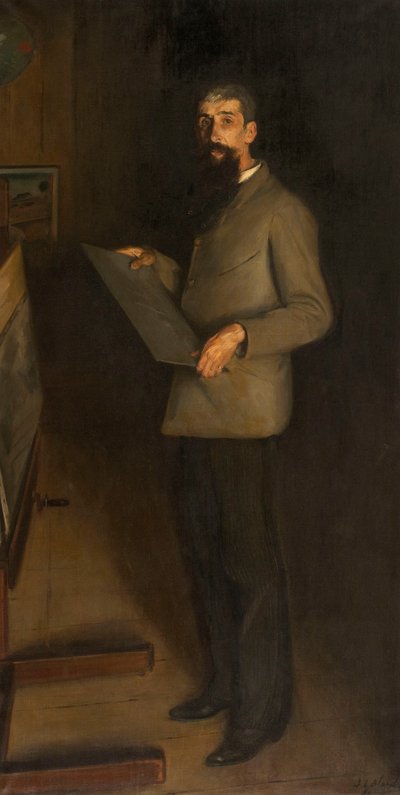 Portrait of Henri Guérard, 1889 by Jacques Emile Blanche