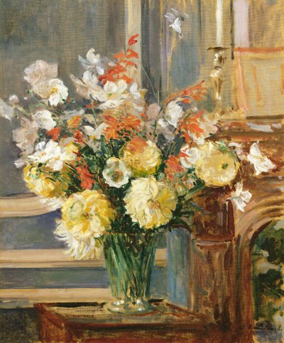 Summer Flowers by Jacques Emile Blanche
