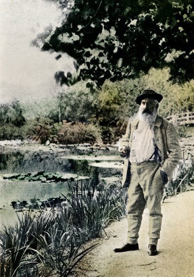 Claude Monet, Giverny by Jacques Ernest Bulloz