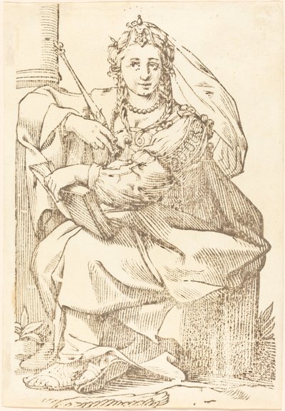 Sibylla Phrygia by Jacques Stella