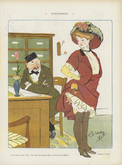 Illustration for Le Rire by Jacques Wely