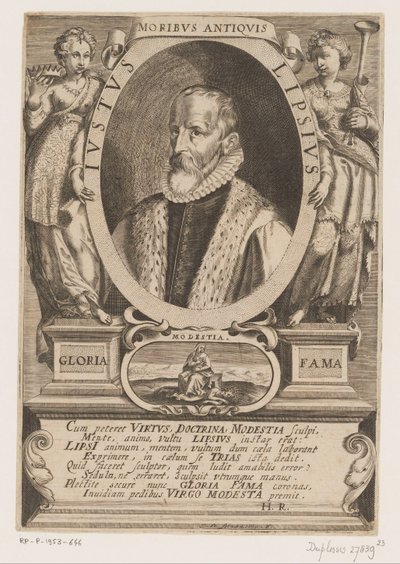 Portrait of Justus Lipsius by Jacques de Fornazeris