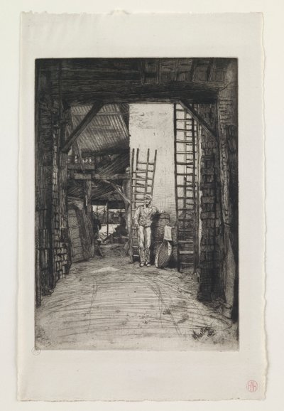 W. Jones, Limeburner, Thames Street by James Abbott McNeill Whistler