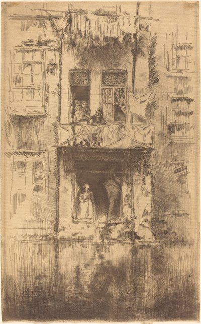 Balcony, Amsterdam, 1889 by James Abbott McNeill Whistler