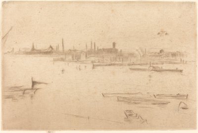 Battersea: Dawn, 1875 by James Abbott McNeill Whistler