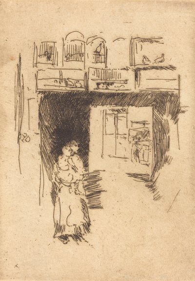 Bird-Cages, Drury Lane by James Abbott McNeill Whistler