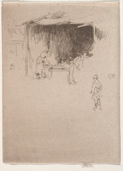 Booth at a Fair by James Abbott McNeill Whistler