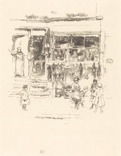 Chelsea Rags, 1888 by James Abbott McNeill Whistler