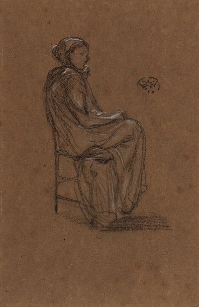 Female Figure, Seated, 1870-1873 by James Abbott McNeill Whistler