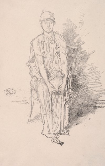 Figure Study, 1890 by James Abbott McNeill Whistler