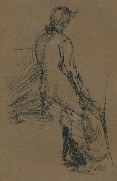 Form Study, c1868 by James Abbott McNeill Whistler