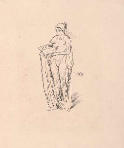 Girl with Bowl by James Abbott McNeill Whistler