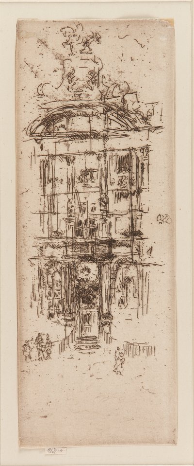 Gold House, Brussels by James Abbott McNeill Whistler