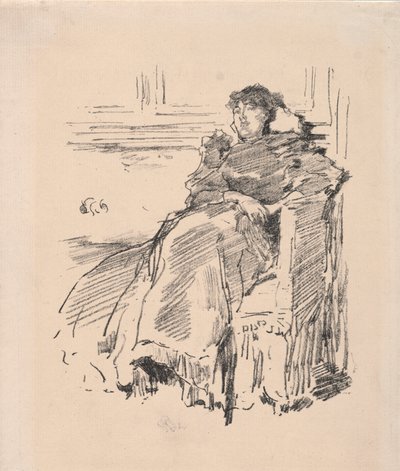 La Robe Rouge, 1894 by James Abbott McNeill Whistler