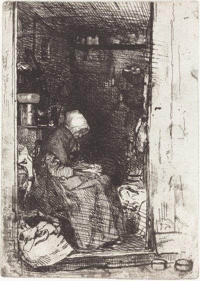 The Old Woman with Rags, 1858 by James Abbott McNeill Whistler