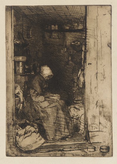 The Old Woman with Rags by James Abbott McNeill Whistler