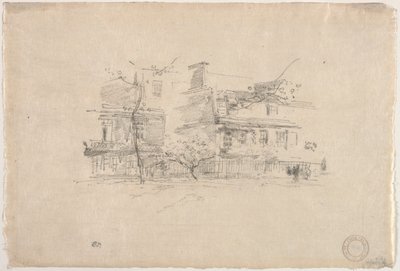 Lindsay Row, Chelsea by James Abbott McNeill Whistler