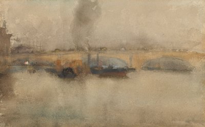 London Bridge, 1881 by James Abbott McNeill Whistler